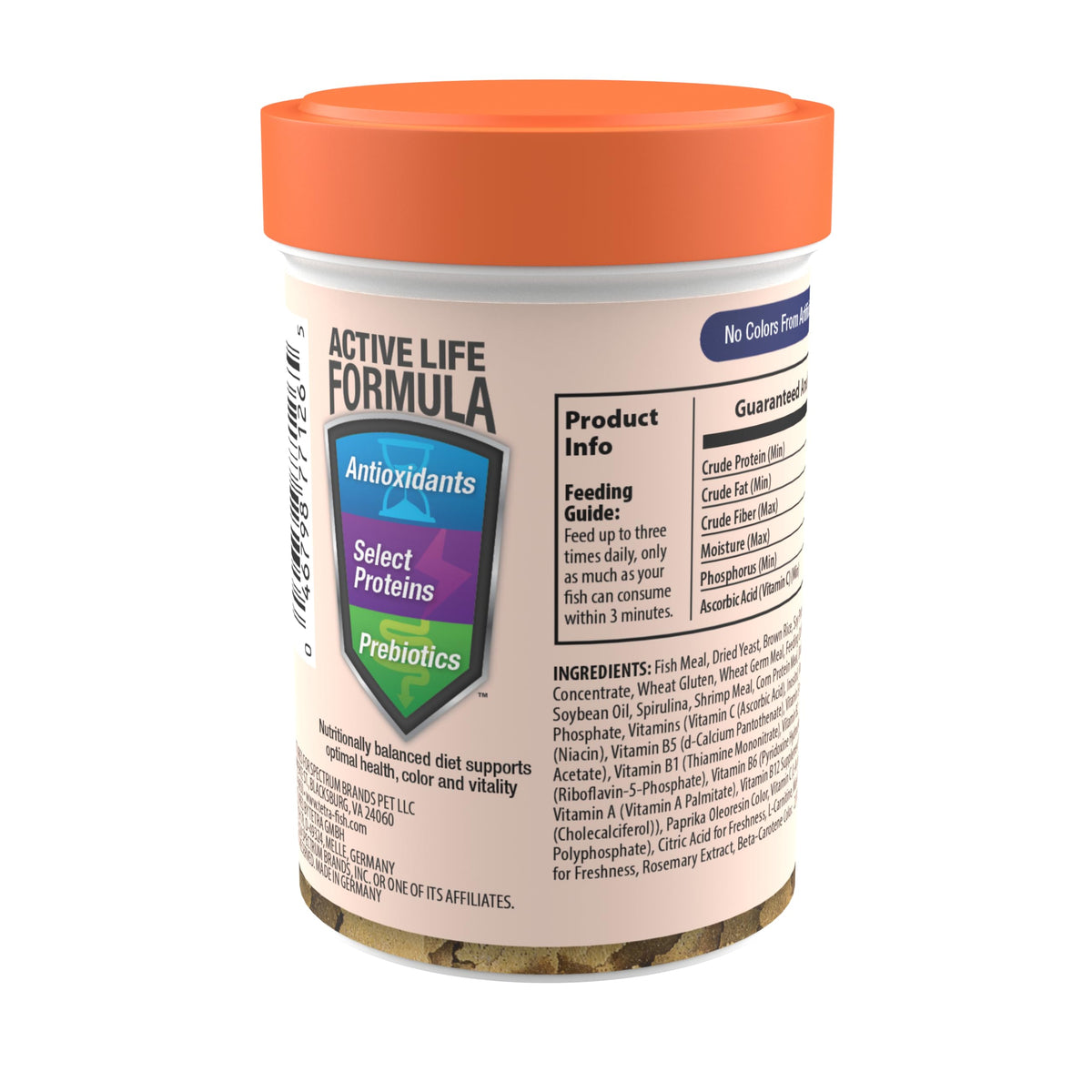 Tetra Goldfish Flakes, Nutritionally Balanced Diet For Aquarium Fish, Vitamin C Enriched Flakes, 0.42 oz