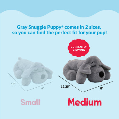Snuggle Puppy Heartbeat Toy, Calming Comfort, Medium Breeds - Biscuit
