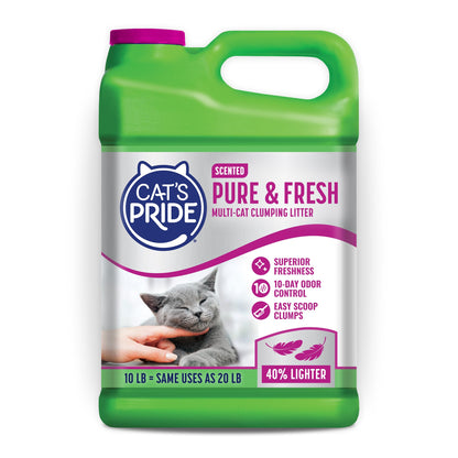 Cat's Pride Antibacterial Litter, Odor-Eliminating Scented 12lb