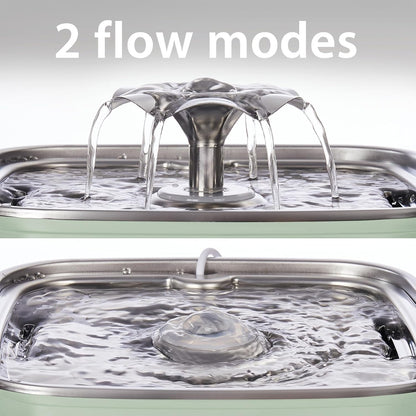 Veken Innovation Award Winner Stainless Steel Cat Water Fountain, 108oz, C1