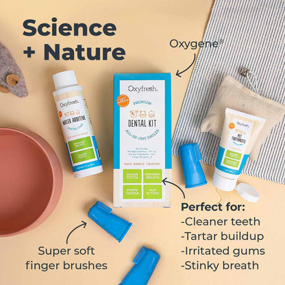 Oxyfresh Pro Dental Powder for Dogs & Cats – Teeth Cleaning Plaque Off