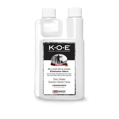 Odorcide K.O.E Kennel Odor Eliminator Concentrate, Fresh Scent, 16 oz - Non-Enzymatic Formula for Cages, Runs, Home and Kennel Use