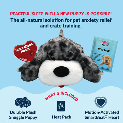 Snuggle Puppy Heartbeat Toy, Calming Comfort, Medium Breeds - Biscuit
