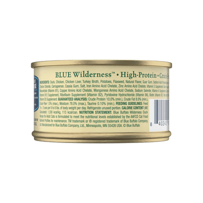 Blue Buffalo Wilderness Variety Pack Adult Paté Wet Cat Food, 3 oz, 12 ct