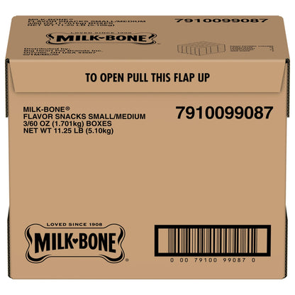 Milk-Bone Flavor Snacks Small Dog Biscuits, 7 lb Box