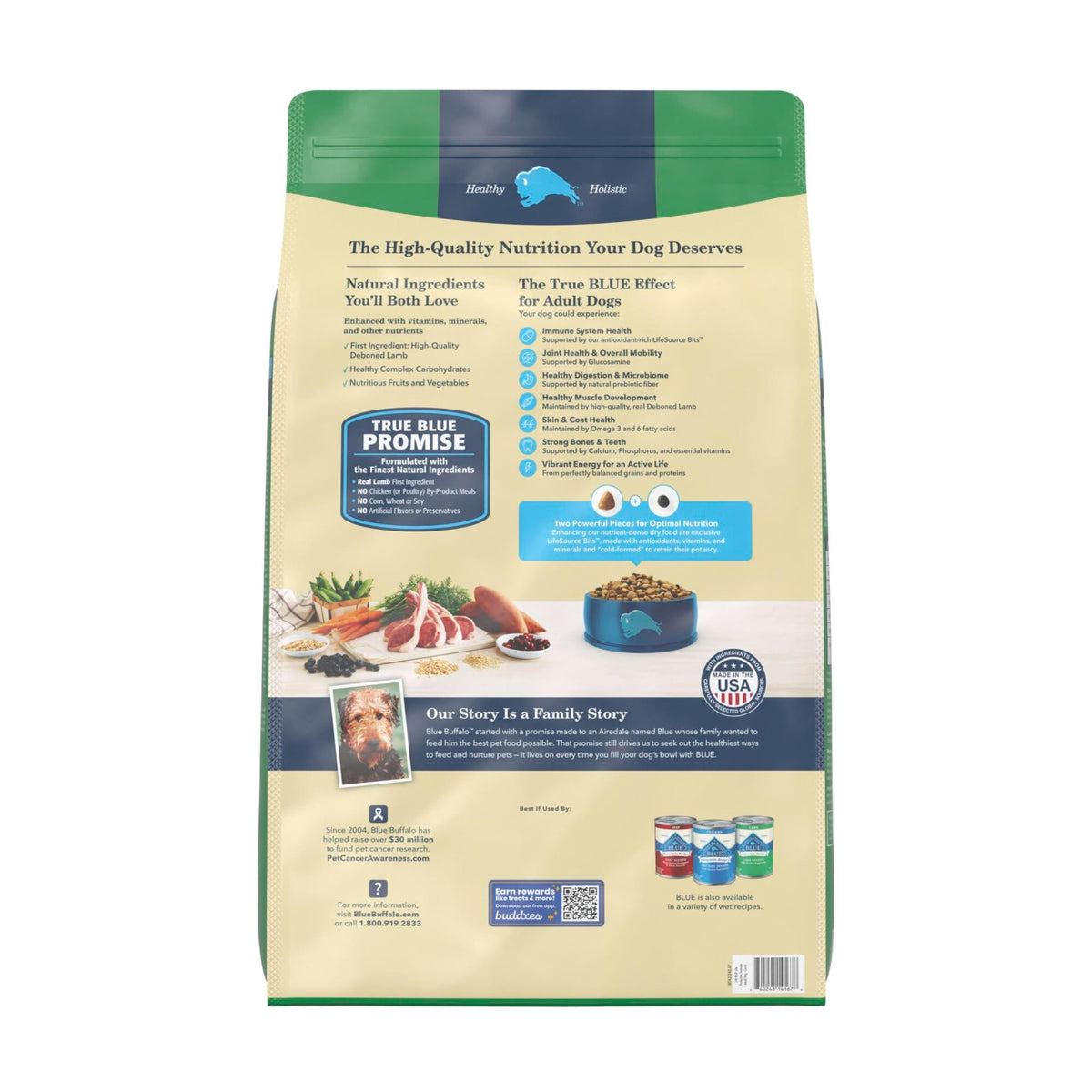 Blue Buffalo Life Protection Formula Chicken Adult Dry Dog Food, 30 lb