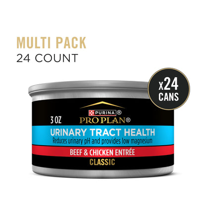 Purina Pro Plan High Protein Cat Food Gravy, Turkey and Pasta Entree - (24) 3 oz. Pull-Top Cans