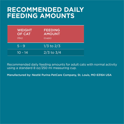 Purina ONE Natural Dry Cat Food, Tender Selects Blend with Real Salmon - 22 lb. Bag