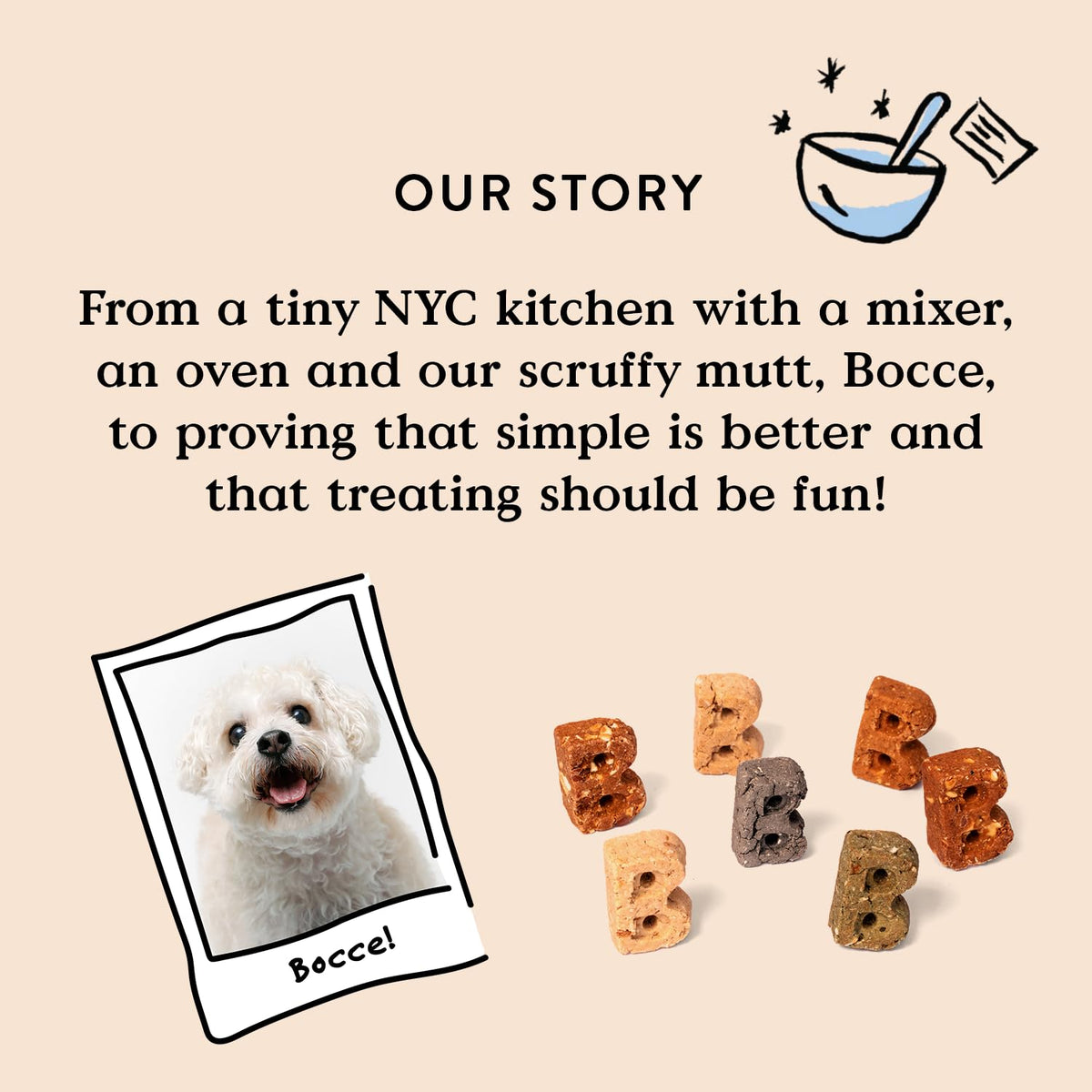 Bocce's Bakery PB & Banana Flavor Soft & Chewy Dog Treats, 6 oz