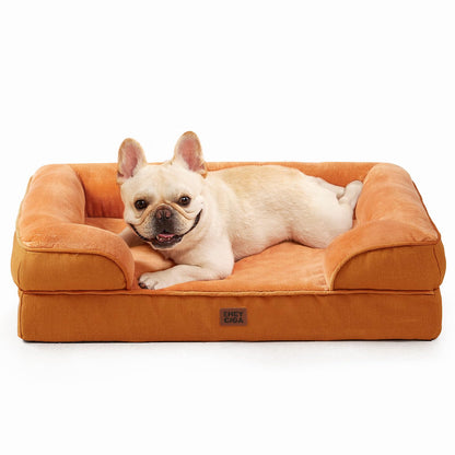 EHEYCIGA Orthopedic Small Dog Bed, Waterproof Memory Foam Washable Pet Beds