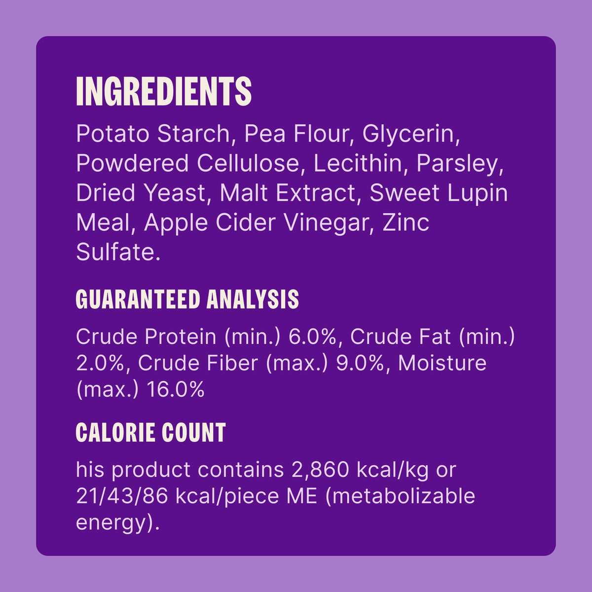 Wellness WHIMZEES Freshzees Natural Dog Dental Treat, Soft Chews, Freshens Breath, Extra-Small Size, 14.81 oz Bag, 56 Count
