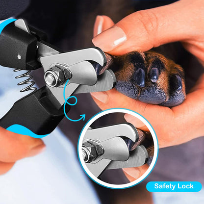 Candure Cat Nail Clippers for Indoor Cats, Rabbits, Hamsters, Birds with Precise Angled Edges to Ensure Easy & Safe Trimming Stainless Steel Cat Nail Trimmer for At-Home Cat Grooming