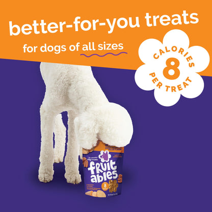 Fruitables Baked Dog Treats, Low Calorie Treats, Pumpkin & Blueberry, 12oz