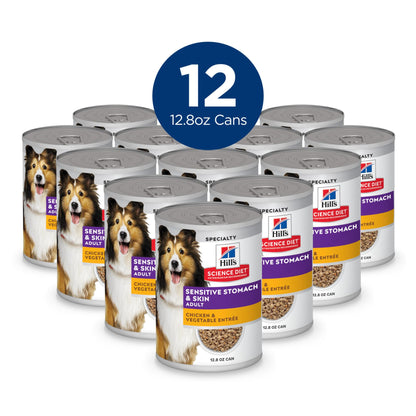Hill's Science Diet Sensitive Stomach & Skin Wet Dog Food