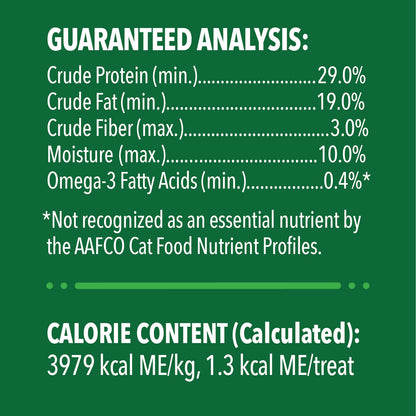 Greenies Feline Smartbites Skin & Fur Health Cat Treats, Salmon, 2.1 oz