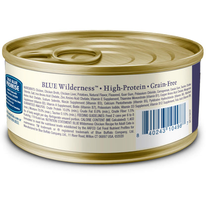 Blue Buffalo Tastefuls Wet Cat Food, Made with Natural Ingredients, Tuna and Chicken Flaked Entrées in Gravy, 3oz Cans, 4-Count Variety Pack Trial Size
