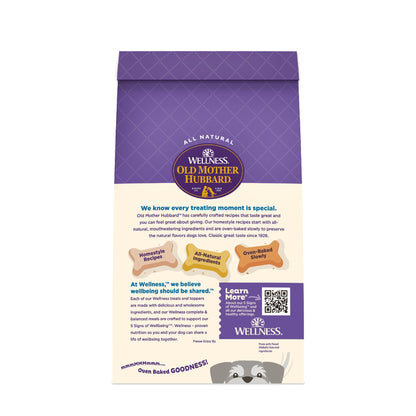 Old Mother Hubbard Wellness P-Nuttier Dog Biscuits, Natural, Training Treats, Peanut Butter Flavor, Mini Size, (20 Ounce Bag)