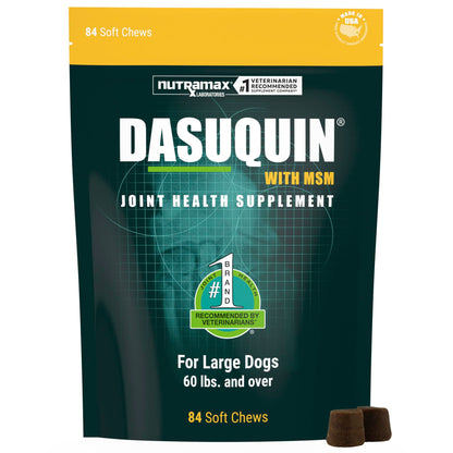 Nutramax Dasuquin MSM Joint Supplement for Large Dogs, Soft Chews, 150ct