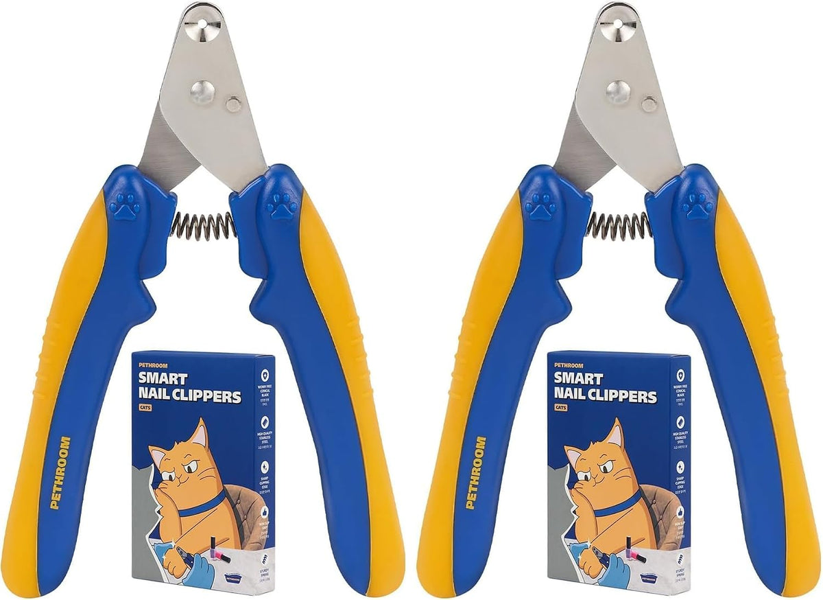 PETHROOM Cat Nail Clipper Trimmer for Indoor Cats, 2mm Circular Cut Hole
