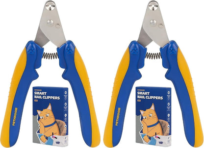 PETHROOM Cat Nail Clipper Trimmer for Indoor Cats, 2mm Circular Cut Hole