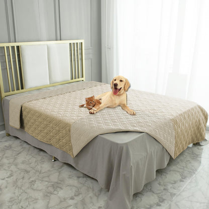 Ameritex Waterproof Dog Bed Blankets Cover for Bed Couch Sofa Reversible