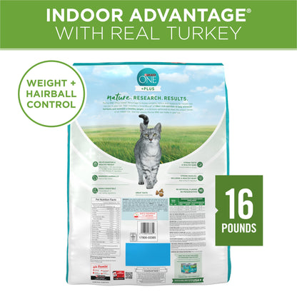 Purina ONE Natural Indoor Dry Cat Food, +Plus Indoor Advantage