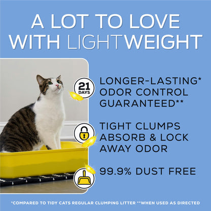 Purina Tidy Cats LightWeight Glade Clear Springs Litter, 17 lb