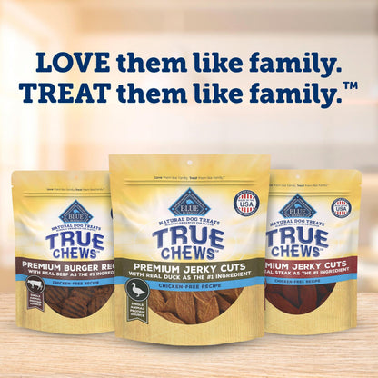 Blue Buffalo True Chews Premium Jerky Cuts Steak Dog Treats, 10 oz