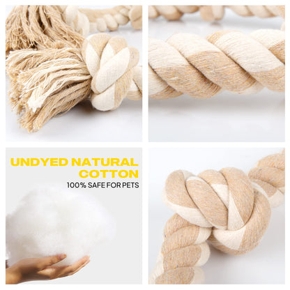 Fida Dog Rope Toys for Aggressive Chewers, Chew Toys for Large Medium Dogs