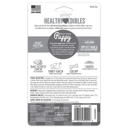 Nylabone Healthy Edibles Puppy Dog Treats Variety Pack, 3 Count