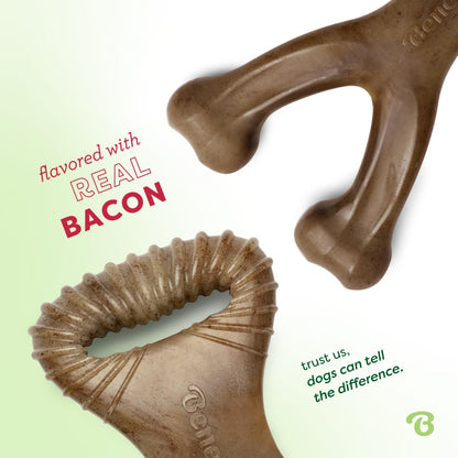Benebone Medium 4-Pack Dog Toys for Aggressive Chewers – Under 60 lbs