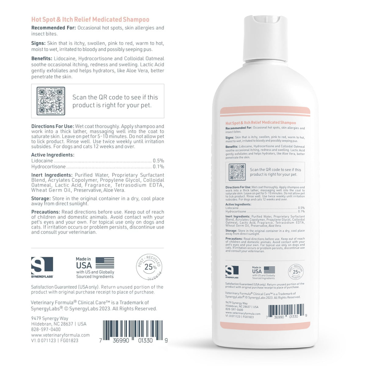Veterinary Formula Clinical Care Hot Spot & Itch Relief Spray, Dogs & Cats