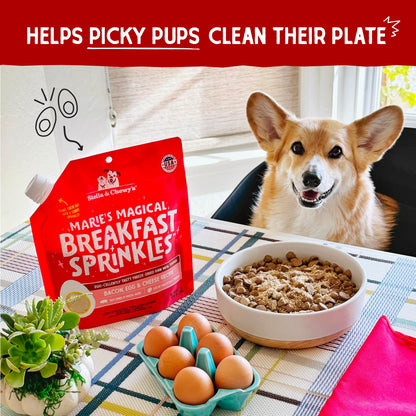 Stella & Chewy’s Freeze-Dried Raw Marie's Magical Dinner Dust – Protein Rich, Grain Free Dog & Puppy Food Topper – Grass-Fed Beef Recipe – 7 oz Bag