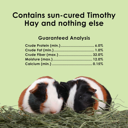 Kaytee Timothy Hay, High Fiber for Rabbits, Guinea Pigs, 48 Ounces