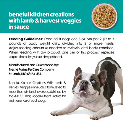 Purina Beneful Kitchen Creations Wet Dog Food Variety Pack, (30) 3 oz Cans