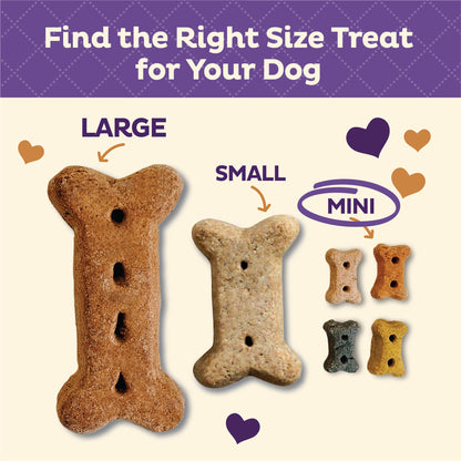 Old Mother Hubbard Wellness P-Nuttier Dog Biscuits, Natural, Training Treats, Peanut Butter Flavor, Mini Size, (20 Ounce Bag)