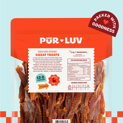 Pur Luv Dog Treats, K9 Kabobs Made with Real Chicken and Duck, 12 Ounces, Dog Snacks, Healthy, Easily Digestible, Long-Lasting, High Protein Treat, Satisfies Urge to Chew (Pack of 12)