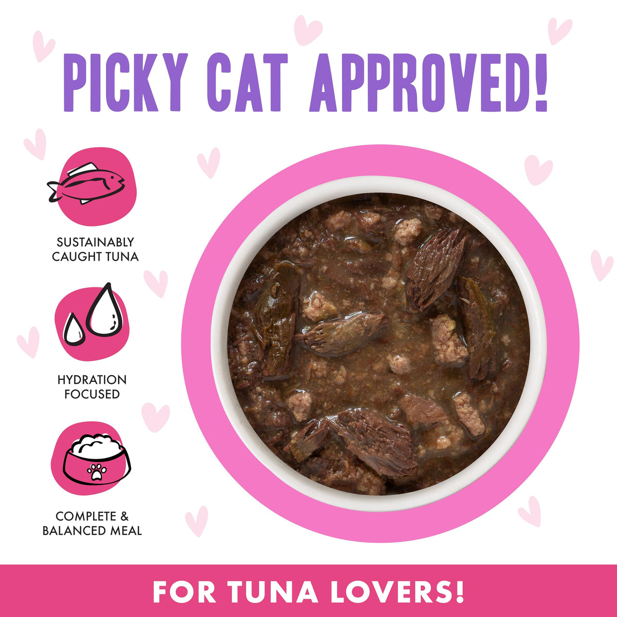 Weruva B.F.F. OMG - Best Feline Friend Oh My Gravy! Tuna & Chicken Charm Me with Tuna & Chicken in Gravy Cat Food, 3oz Pouch (Pack of 48)
