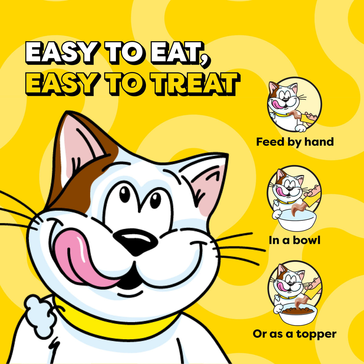 Temptations Creamy Puree Cat Treats, Beef, Chicken, Salmon & Tuna, 48 Count