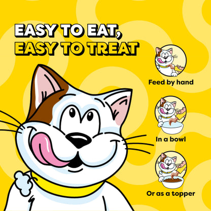 Temptations Creamy Puree Cat Treats, Beef, Chicken, Salmon & Tuna, 48 Count