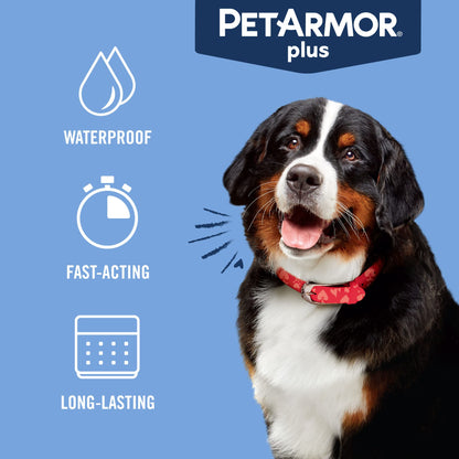 PetArmor Plus Flea & Tick Topical Dogs 5-22 lbs, 3-Month