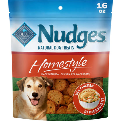 Blue Buffalo Nudges Grillers Steak Dog Treats, 16 oz