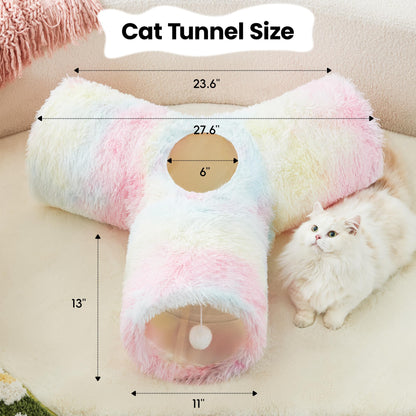 Tempcore Pet Tunnel Tube Cat Toys, Cat Tunnels for Indoor Cats