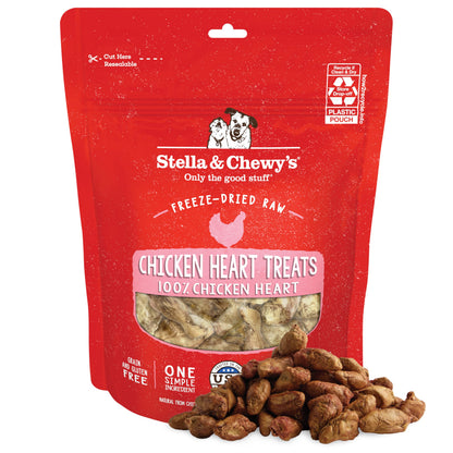 Stella & Chewy's Freeze-Dried Raw Chicken Breast Dog Treats - Single Ingredient, No Additives - Premium Training Treats - Perfect For Picky Eaters - 2.75oz Bag