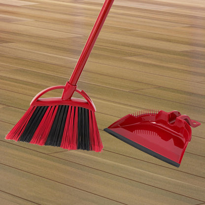 O-Cedar Pet Pro Broom with Step-On Dustpan | Removes Over 99% of Dust & Dirt in One Sweep | Removes 3X More Pet Hair | Quiet Cleaning Tool for Cat and Dog Owners