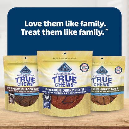 Blue Buffalo True Chews Premium Jerky Cuts Chicken Dog Treats, 4 oz