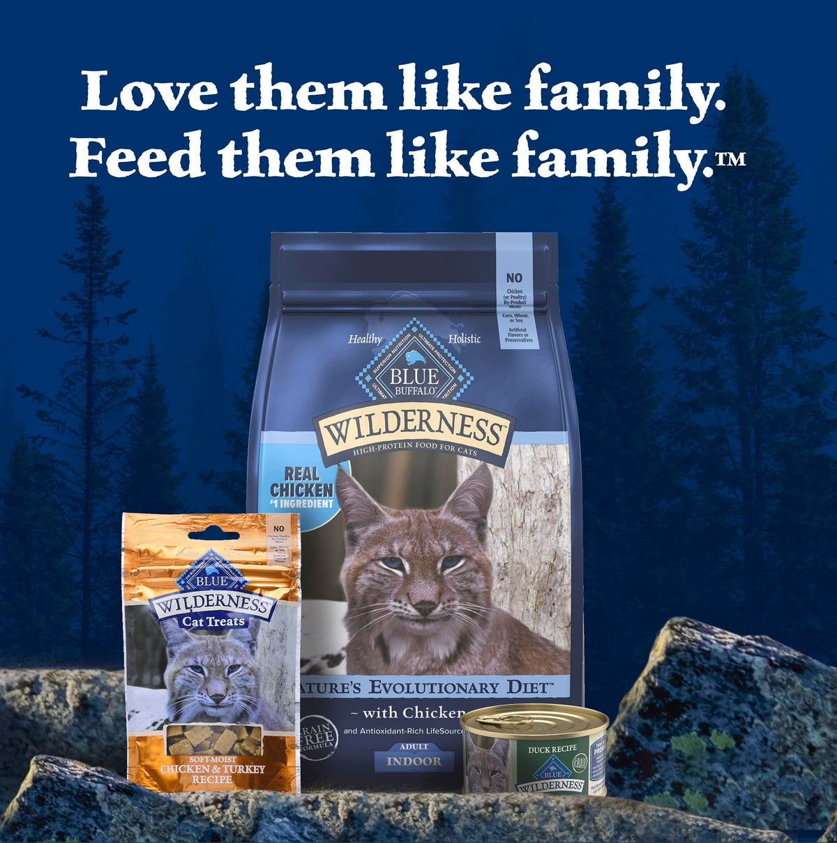 Blue Buffalo Wilderness Variety Pack Adult Paté Wet Cat Food, 3 oz, 12 ct