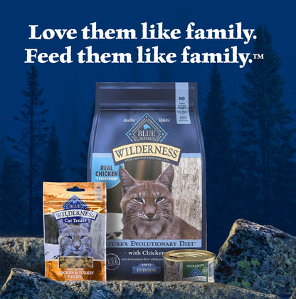 Blue Buffalo Wilderness Variety Pack Adult Paté Wet Cat Food, 3 oz, 12 ct