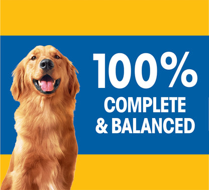 Pedigree Adult Complete Nutrition Dry Dog Food, Steak & Vegetable, 18 lb