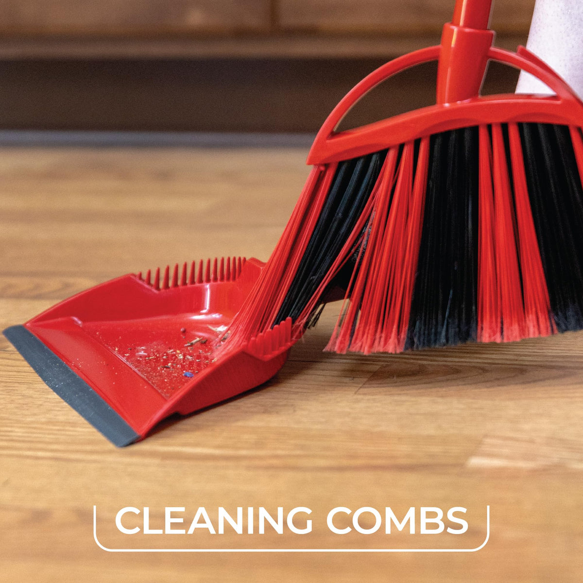 O-Cedar Pet Pro Broom with Step-On Dustpan | Removes Over 99% of Dust & Dirt in One Sweep | Removes 3X More Pet Hair | Quiet Cleaning Tool for Cat and Dog Owners